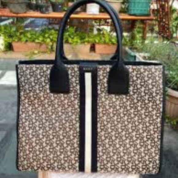 NWOT DKNY Carlita Large Book Tote Brown - Picture 1 of 6